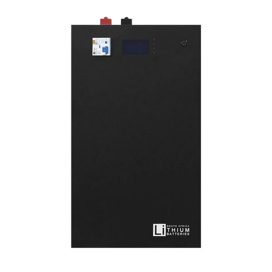 LBSA 25.6V 104Ah 2.66kWh LiFePO4 Battery (Black)